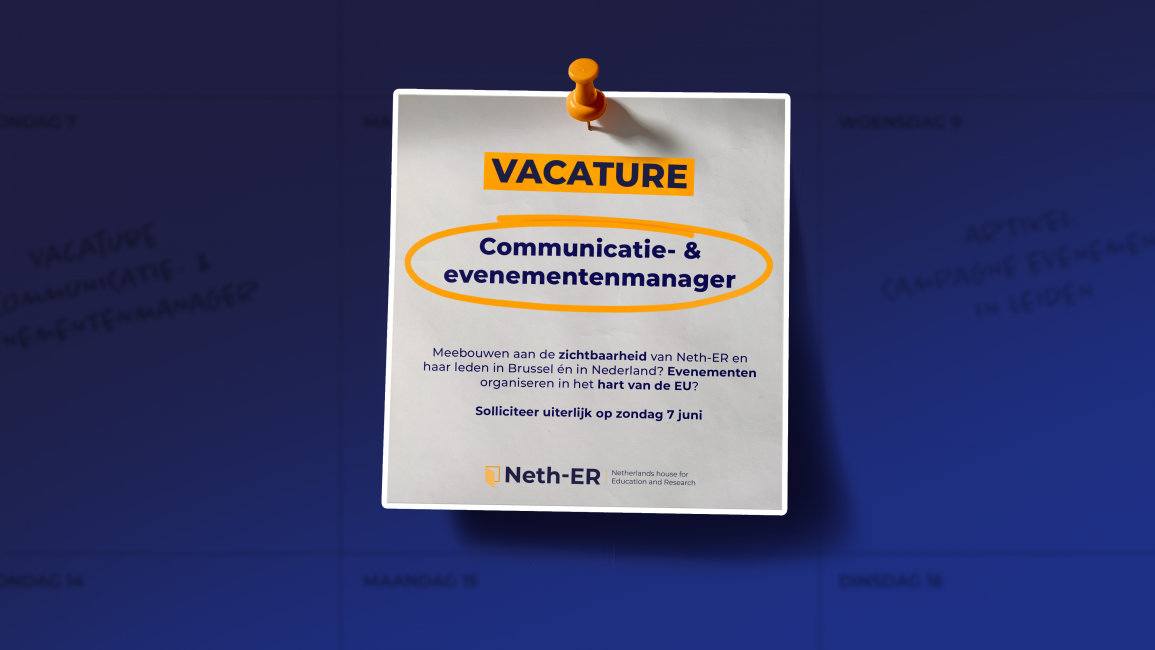 Vacature communicatie & evenementenmanager 